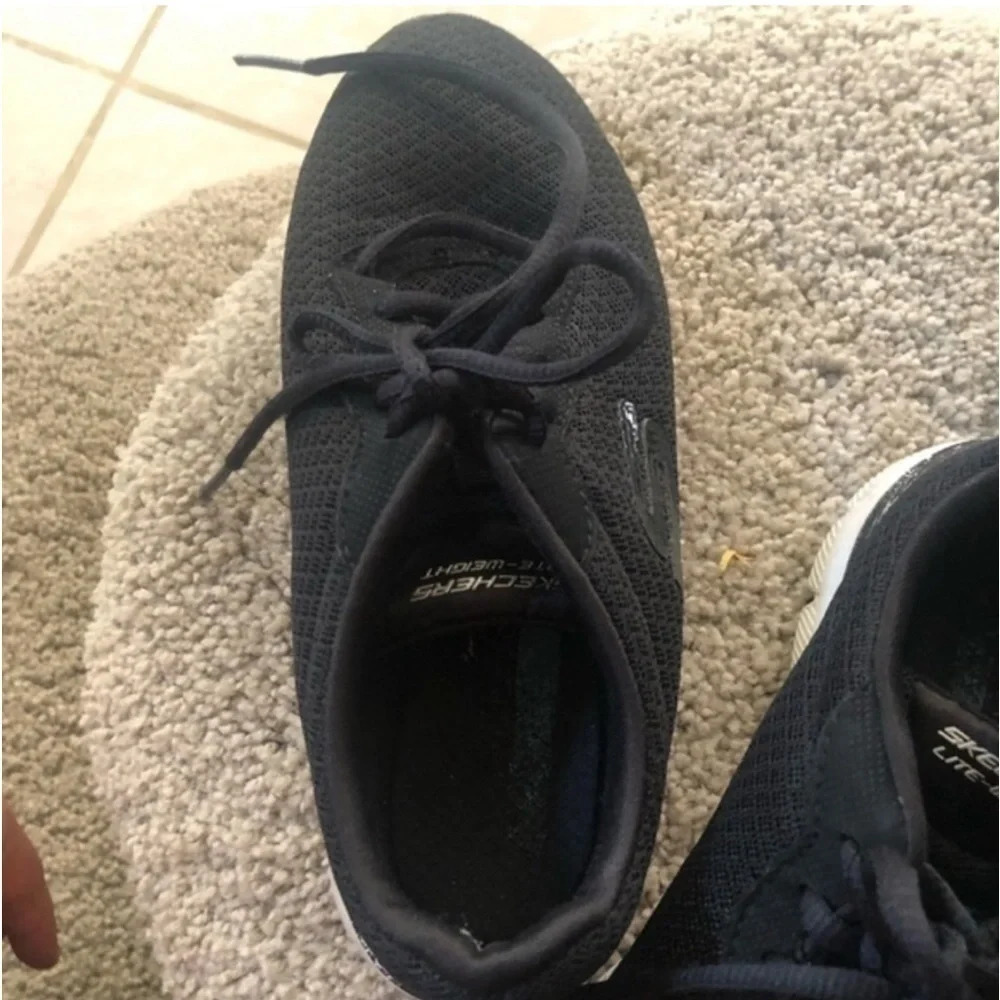 Skechers Flex Appeal 2.0 - Newsmaker Dual Light Sneakers Size 6 - Picture 7 of 9